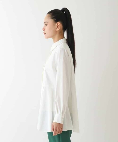 HIROKO BIS / ヒロコビス シャツ・ブラウス | ペプラムフレアシャツブラウス | 詳細1