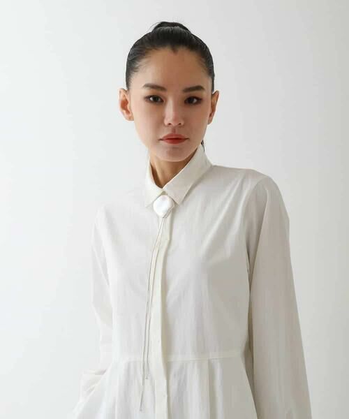 HIROKO BIS / ヒロコビス シャツ・ブラウス | ペプラムフレアシャツブラウス | 詳細8