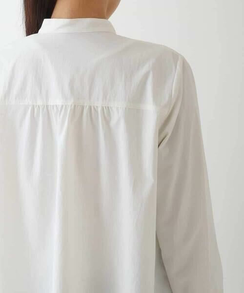 HIROKO BIS / ヒロコビス シャツ・ブラウス | フリルアクセントバンドカラーブラウス | 詳細4