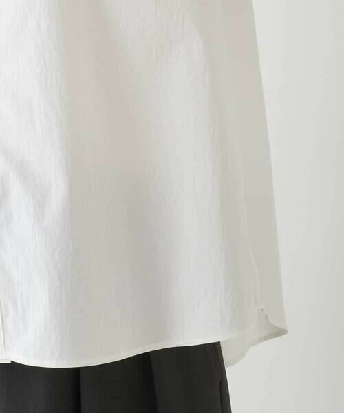 HIROKO BIS / ヒロコビス シャツ・ブラウス | フリルアクセントバンドカラーブラウス | 詳細6