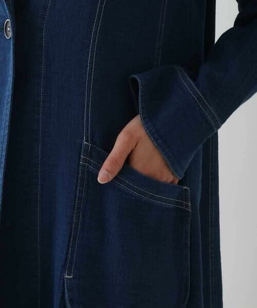HIROKO BIS / ヒロコビス その他アウター | 二重織りガーゼライトデニムコート | 詳細6