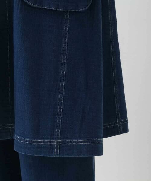 HIROKO BIS / ヒロコビス その他アウター | 二重織りガーゼライトデニムコート | 詳細7