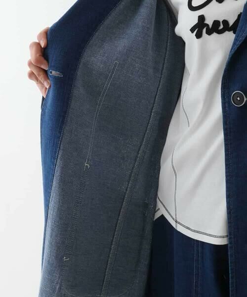 HIROKO BIS / ヒロコビス その他アウター | 二重織りガーゼライトデニムコート | 詳細8