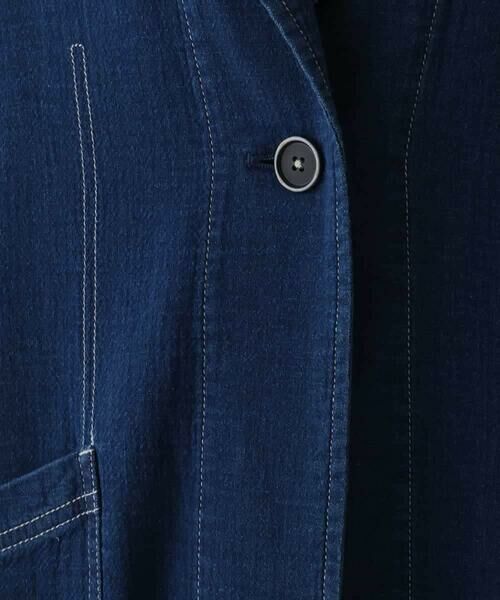 HIROKO BIS / ヒロコビス その他アウター | 二重織りガーゼライトデニムコート | 詳細9