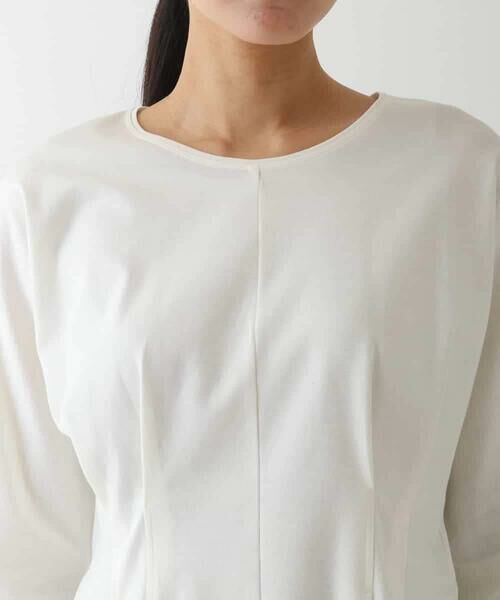 HIROKO BIS / ヒロコビス カットソー | ピンタックポイントコットントップス | 詳細3