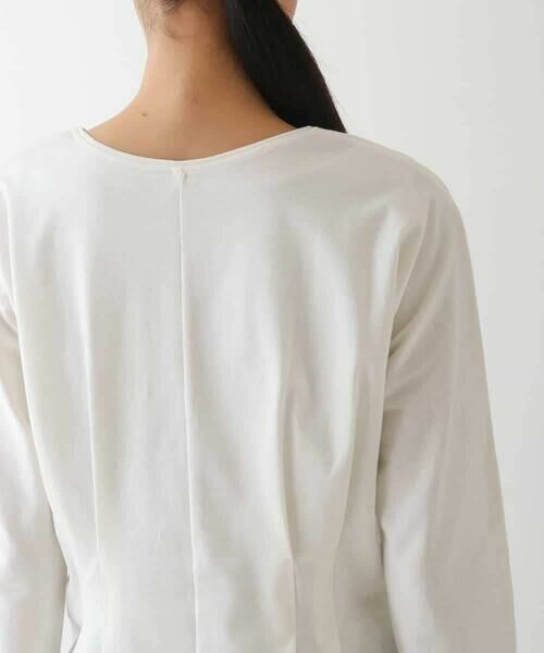 HIROKO BIS / ヒロコビス カットソー | ピンタックポイントコットントップス | 詳細4