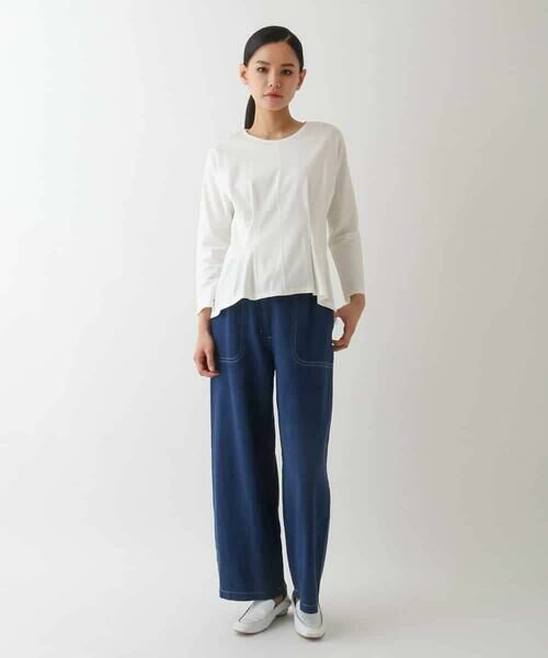 HIROKO BIS / ヒロコビス カットソー | ピンタックポイントコットントップス | 詳細8