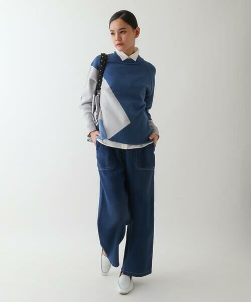 HIROKO BIS / ヒロコビス その他パンツ | 二重織りガーゼデニムパンツ | 詳細10