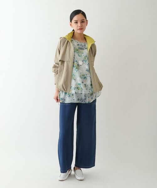 HIROKO BIS / ヒロコビス その他パンツ | 二重織りガーゼデニムパンツ | 詳細14