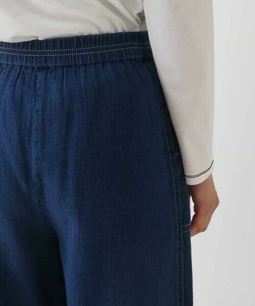 HIROKO BIS / ヒロコビス その他パンツ | 二重織りガーゼデニムパンツ | 詳細3