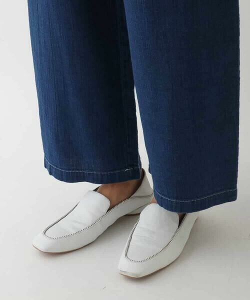 HIROKO BIS / ヒロコビス その他パンツ | 二重織りガーゼデニムパンツ | 詳細6