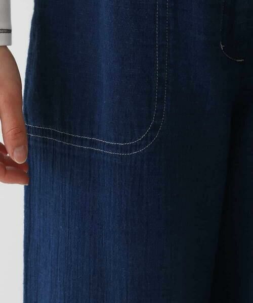 HIROKO BIS / ヒロコビス その他パンツ | 二重織りガーゼデニムパンツ | 詳細7