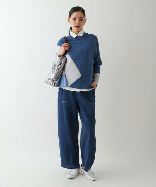 HIROKO BIS / ヒロコビス その他パンツ | 二重織りガーゼデニムパンツ | 詳細9