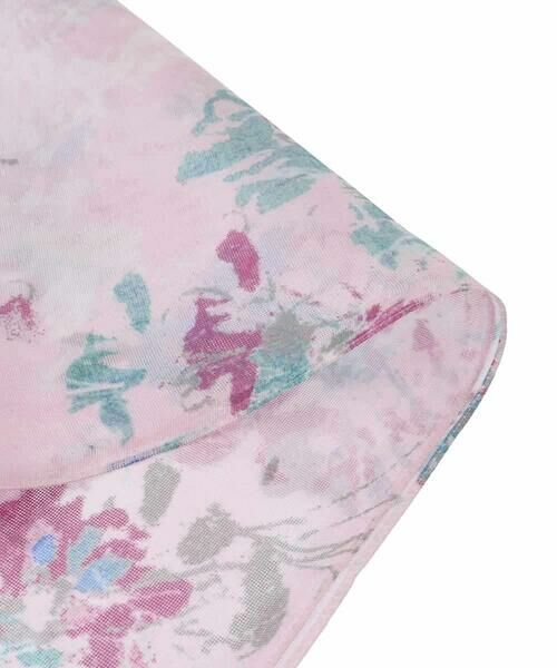 HIROKO BIS / ヒロコビス マフラー・ショール・スヌード・ストール | フラワープリントシルクストール | 詳細1