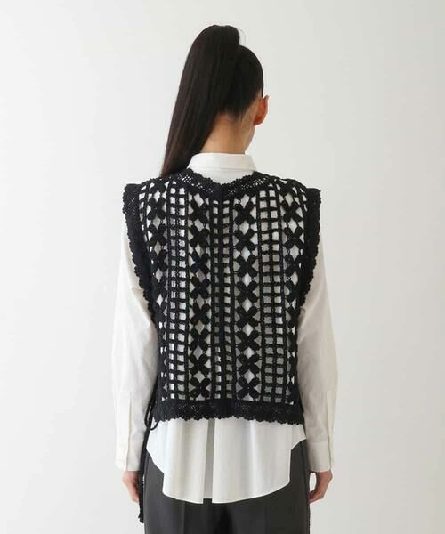 HIROKO BIS / ヒロコビス ベスト | コットンレースジレ | 詳細2