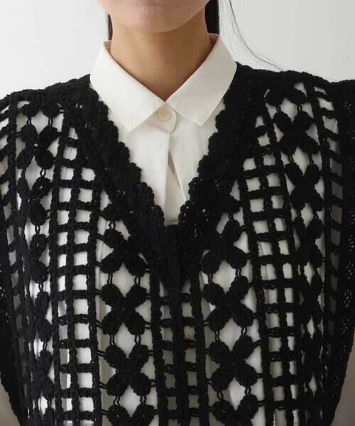 HIROKO BIS / ヒロコビス ベスト | コットンレースジレ | 詳細4