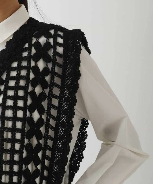 HIROKO BIS / ヒロコビス ベスト | コットンレースジレ | 詳細5