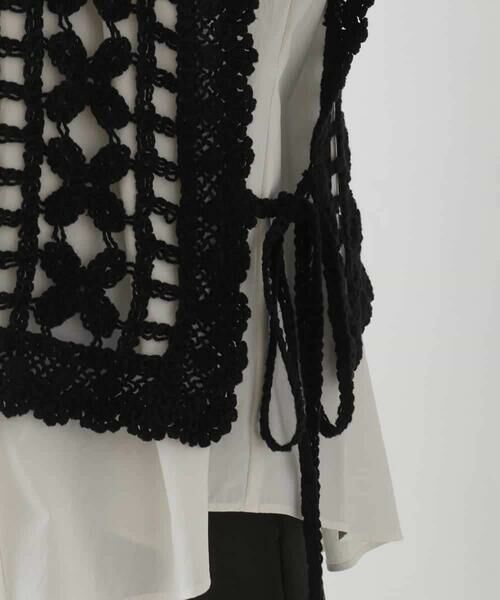 HIROKO BIS / ヒロコビス ベスト | コットンレースジレ | 詳細6