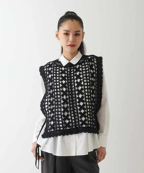HIROKO BIS / ヒロコビス ベスト | コットンレースジレ | 詳細8