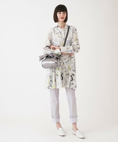 HIROKO BIS / ヒロコビス チュニック | ポップアートデザインチュニック丈ブラウス /洗濯機で洗える | 詳細10