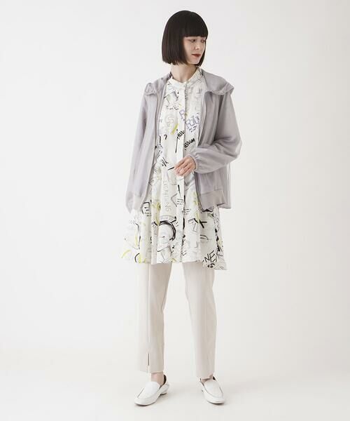 HIROKO BIS / ヒロコビス チュニック | ポップアートデザインチュニック丈ブラウス /洗濯機で洗える | 詳細11