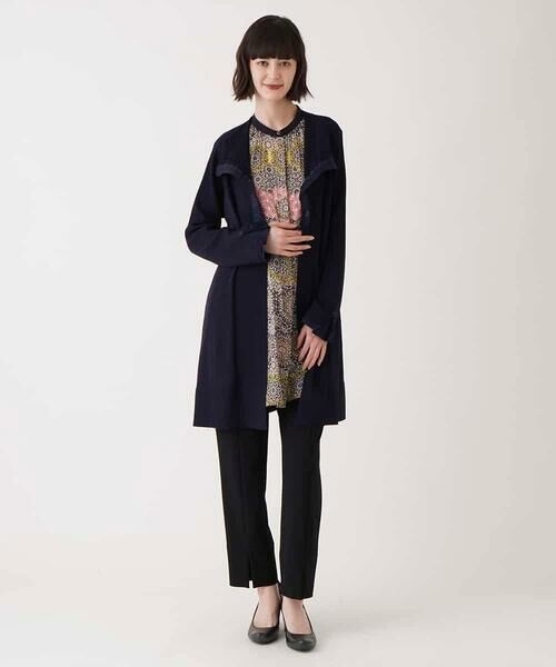 HIROKO BIS / ヒロコビス チュニック | ヴィンテージ風総柄ブラウス /洗濯機で洗える | 詳細11