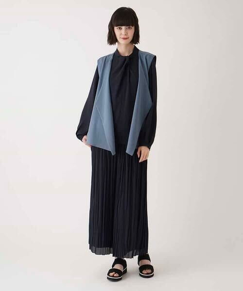 HIROKO BIS / ヒロコビス シャツ・ブラウス | ドレープアクセントジョーゼットブラウス /洗濯機で洗える | 詳細10