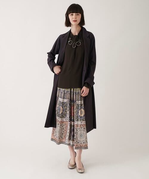 HIROKO BIS / ヒロコビス シャツ・ブラウス | ドレープアクセントジョーゼットブラウス /洗濯機で洗える | 詳細18