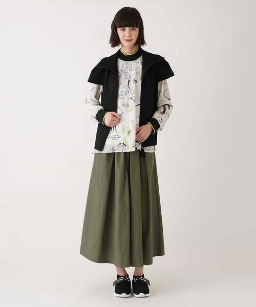 HIROKO BIS / ヒロコビス ベスト | キャップスリーブニットジレ /洗える | 詳細14