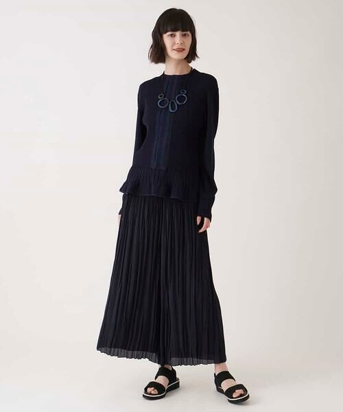 HIROKO BIS / ヒロコビス ニット・セーター | ピコテープジョイントニットプルオーバー | 詳細17