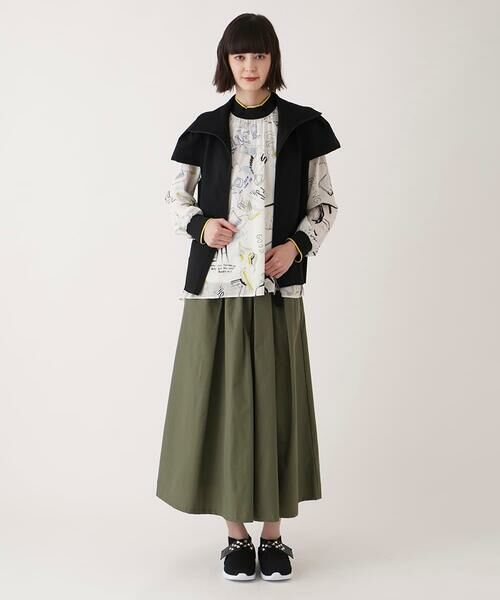 HIROKO BIS / ヒロコビス ロング・マキシ丈スカート | タックボリュームスカート /洗濯機で洗える | 詳細13