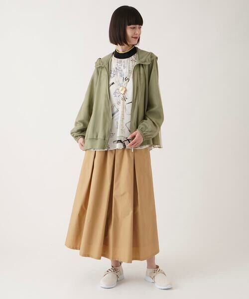 HIROKO BIS / ヒロコビス ロング・マキシ丈スカート | タックボリュームスカート /洗濯機で洗える | 詳細17