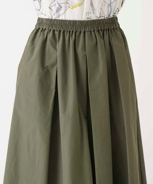HIROKO BIS / ヒロコビス ロング・マキシ丈スカート | タックボリュームスカート /洗濯機で洗える | 詳細3