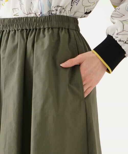 HIROKO BIS / ヒロコビス ロング・マキシ丈スカート | タックボリュームスカート /洗濯機で洗える | 詳細4