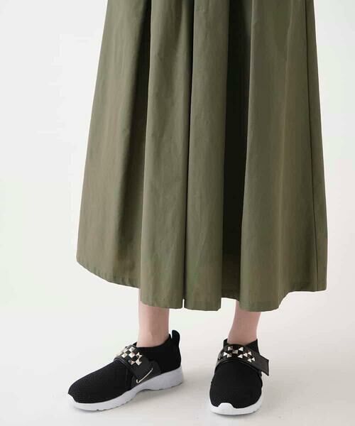 HIROKO BIS / ヒロコビス ロング・マキシ丈スカート | タックボリュームスカート /洗濯機で洗える | 詳細5