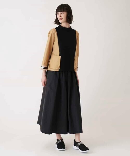 HIROKO BIS / ヒロコビス ロング・マキシ丈スカート | タックボリュームスカート /洗濯機で洗える | 詳細9