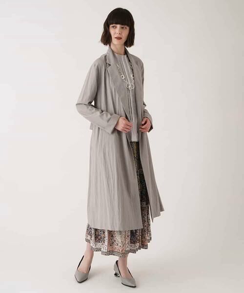 HIROKO BIS / ヒロコビス ロング・マキシ丈スカート | ヴィンテージ風総柄フレアスカート /洗濯機で洗える | 詳細12