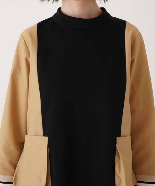 HIROKO BIS / ヒロコビス カットソー | ジョイント配色プルオーバートップ /洗える | 詳細16