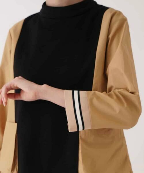 HIROKO BIS / ヒロコビス カットソー | ジョイント配色プルオーバートップ /洗える | 詳細17