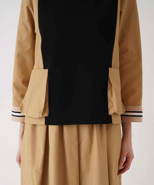 HIROKO BIS / ヒロコビス カットソー | ジョイント配色プルオーバートップ /洗える | 詳細19