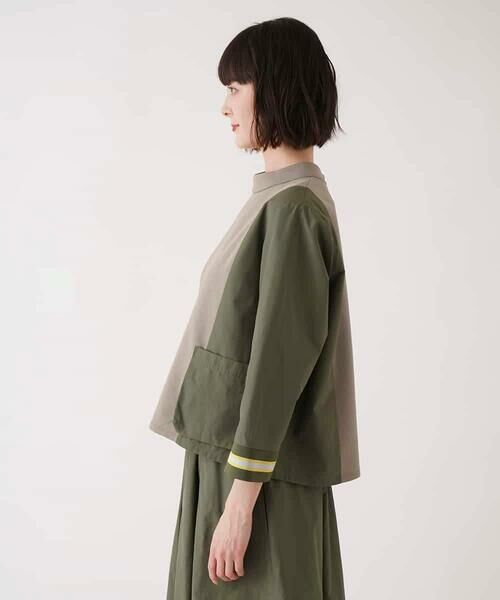 HIROKO BIS / ヒロコビス カットソー | ジョイント配色プルオーバートップ /洗える | 詳細2