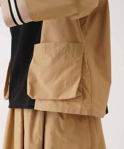 HIROKO BIS / ヒロコビス カットソー | ジョイント配色プルオーバートップ /洗える | 詳細20