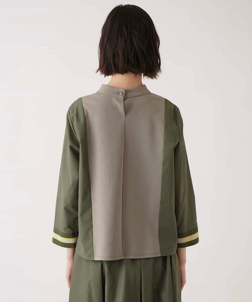 HIROKO BIS / ヒロコビス カットソー | ジョイント配色プルオーバートップ /洗える | 詳細3