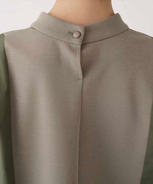 HIROKO BIS / ヒロコビス カットソー | ジョイント配色プルオーバートップ /洗える | 詳細4