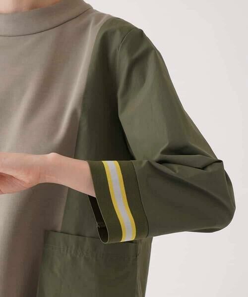 HIROKO BIS / ヒロコビス カットソー | ジョイント配色プルオーバートップ /洗える | 詳細6