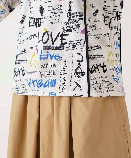 HIROKO BIS / ヒロコビス カットソー | ロゴハートプリントジャージーカットソー /洗える | 詳細6