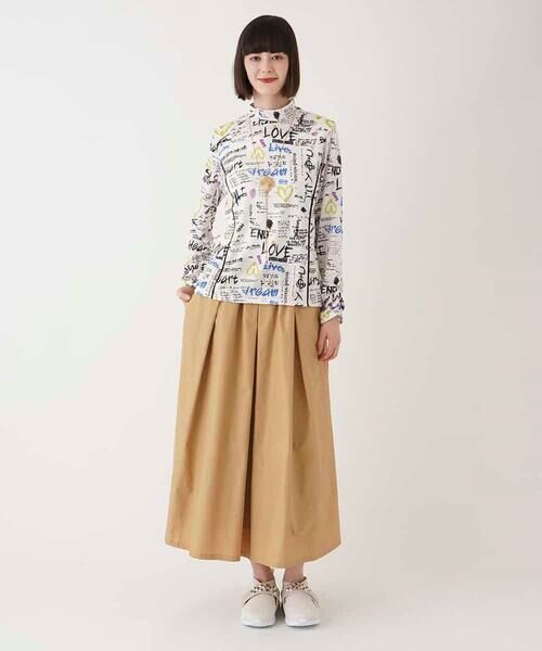 HIROKO BIS / ヒロコビス カットソー | ロゴハートプリントジャージーカットソー /洗える | 詳細7