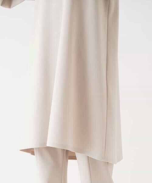 HIROKO BIS / ヒロコビス チュニック | 襟付きジャージーチュニックブラウス /洗濯機で洗える | 詳細7
