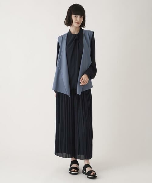 HIROKO BIS / ヒロコビス その他パンツ | ジョーゼットプリーツワイドパンツ /洗える | 詳細14