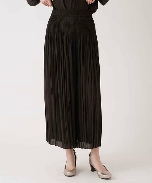 HIROKO BIS / ヒロコビス その他パンツ | ジョーゼットプリーツワイドパンツ /洗える | 詳細5
